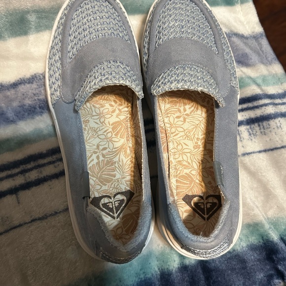 Roxy Light Blue Women's Loafers - Picture 2 of 9